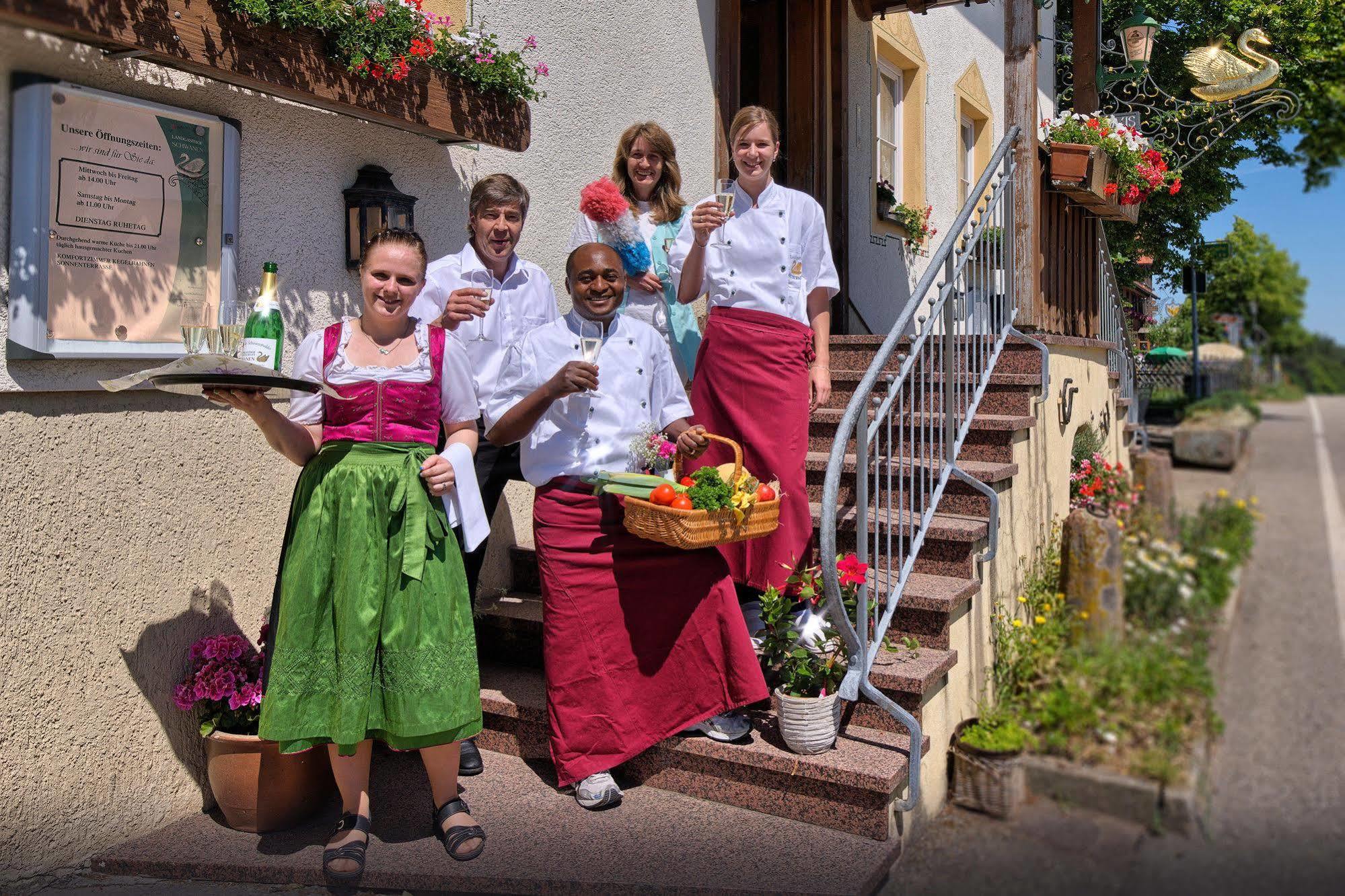 Landgasthof Zum Schwanen Hornberg Buitenkant foto